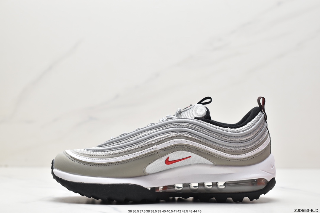 240 耐克Nike Golf Air Max 97G子弹头高尔夫球鞋经典跨界男女鞋中性运动鞋CI7538-101