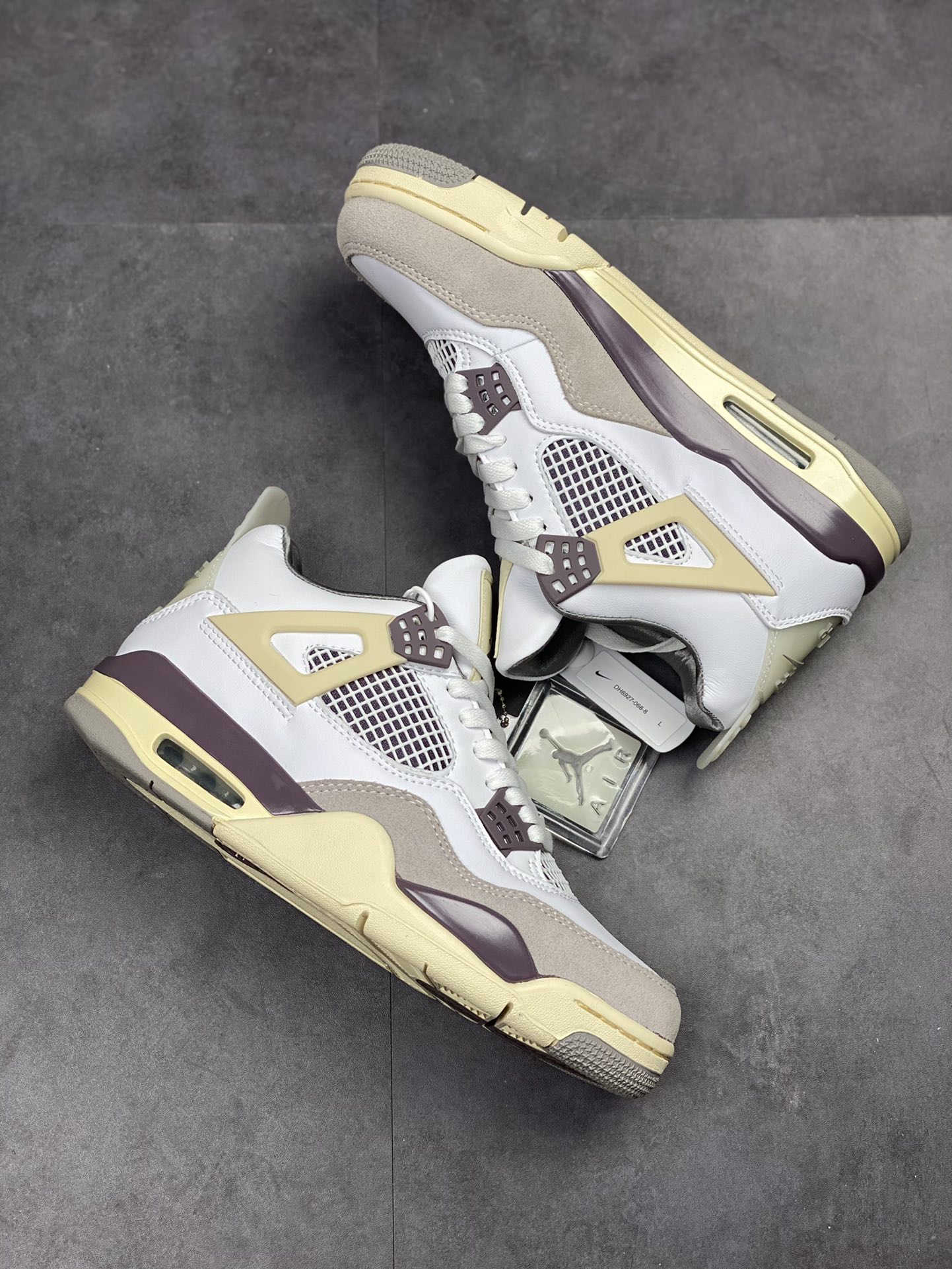 260 A Ma Maniére x Nike Air Jordan 4 Retro 米白灰 DH6927-068