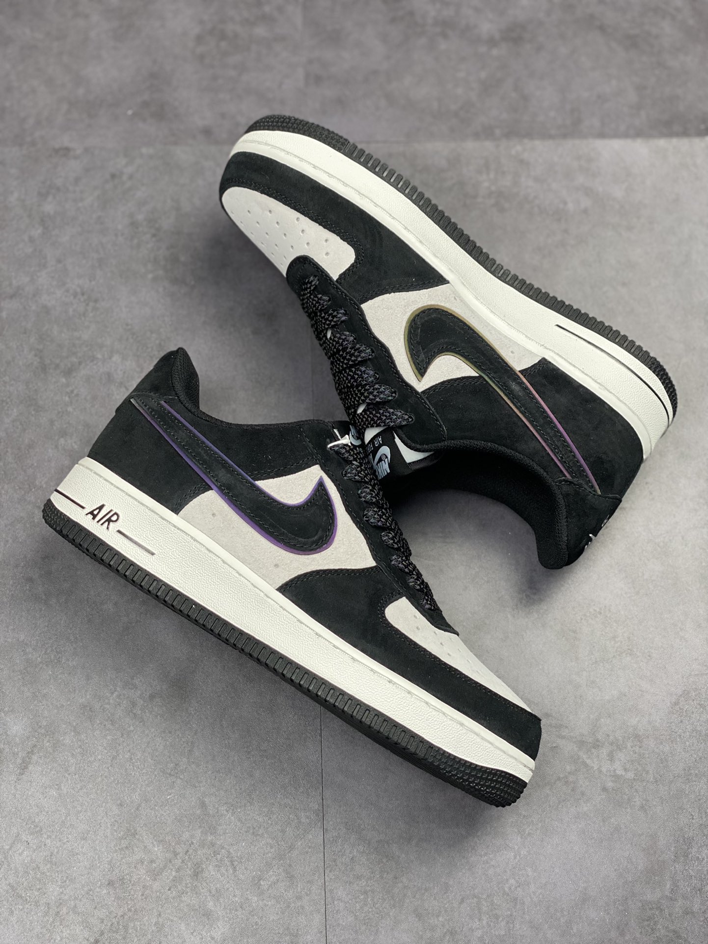 Nike Air Force 1 Low 07 Suede Black and White Panda MX0820-502