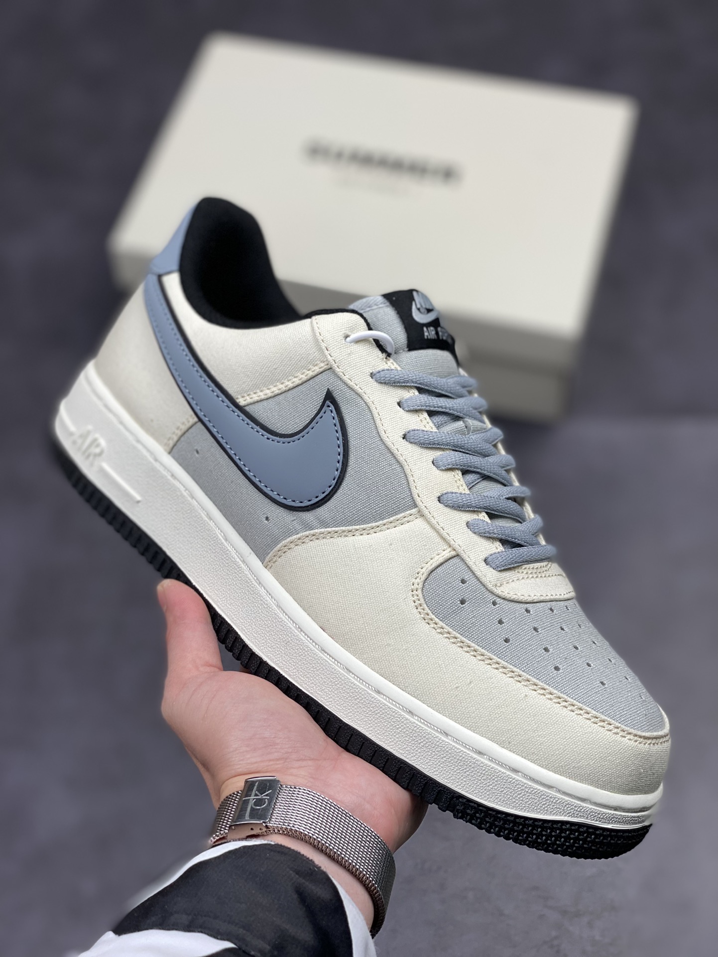 180 Nike Air Force 1 Low 07 米灰丹宁布 DG2296-020