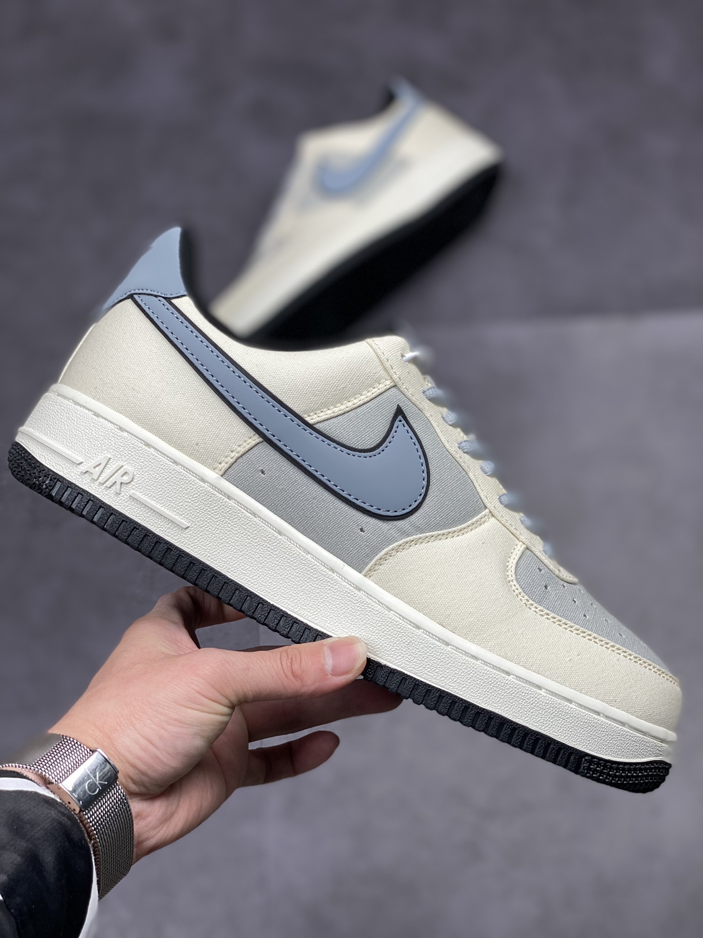 180 Nike Air Force 1 Low 07 米灰丹宁布 DG2296-020