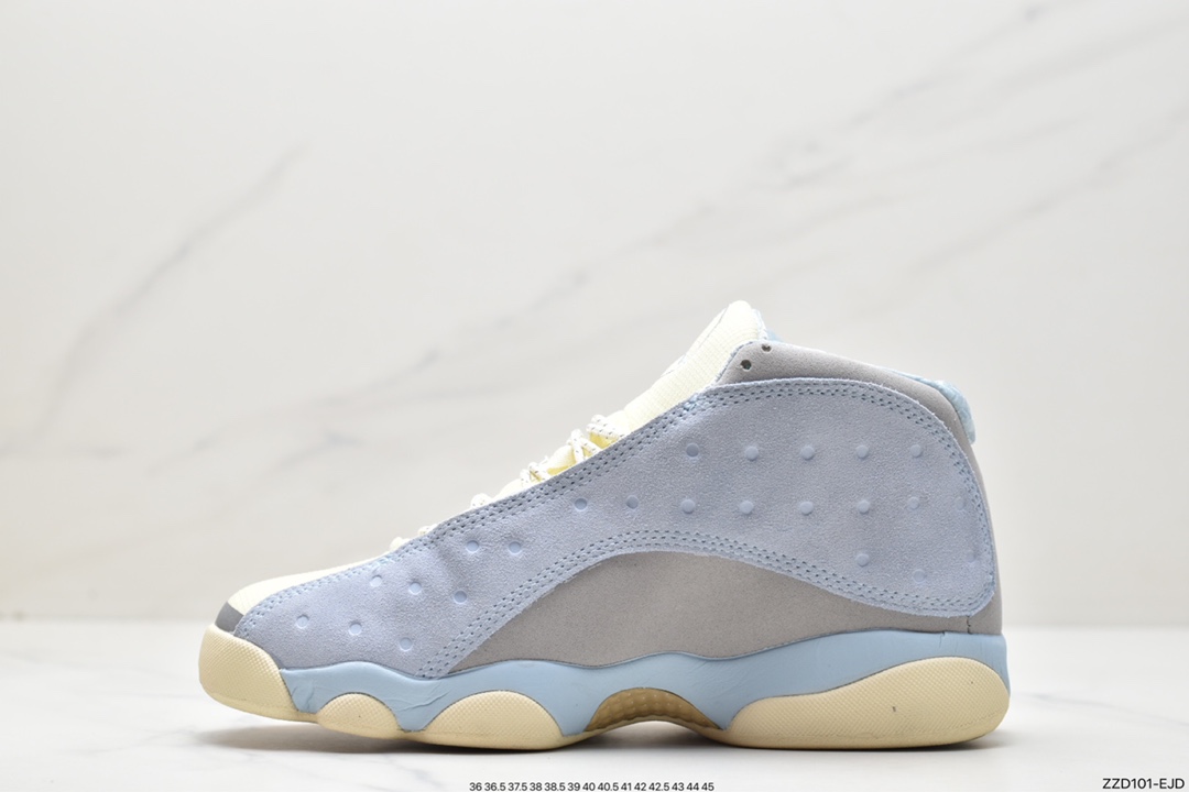 250 SoleFly x Jordan Air //Jordan 13 高帮 联名浅蓝色 DX5763-100
