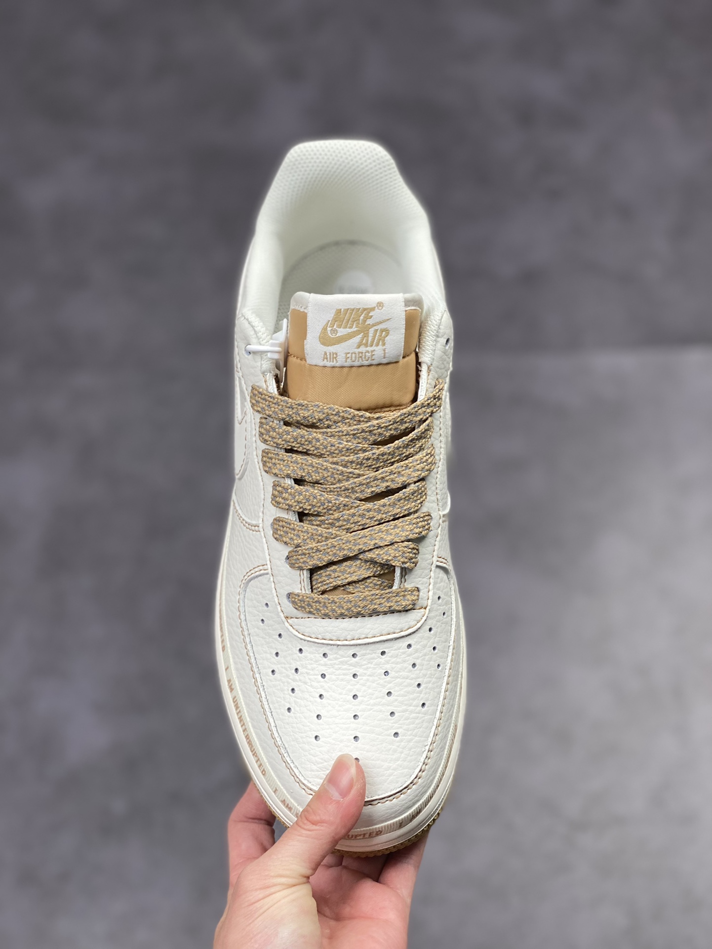 230 原盒内置涂鸦笔新版本 原版一致 Uninterrupted x Air Force 1 ”MORE THAN” “白棕签名涂鸦3M”UN0824-332
