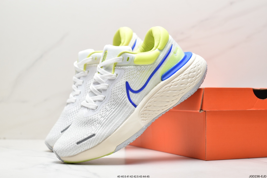 180 Nike ZoomX Invincible Run FK 2”Beige/Blue/Light Blue”不可战胜慢跑鞋DH5425-102