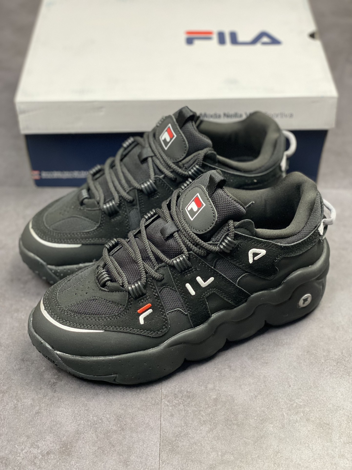 Fila/ 2022 official new breathable cat claw shoes F12M141223FBK