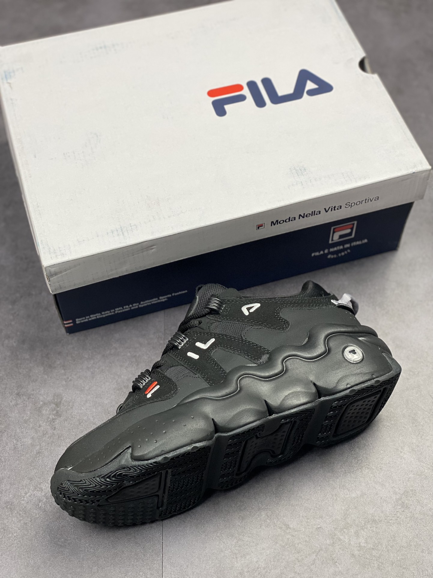 Fila/ 2022 official new breathable cat claw shoes F12M141223FBK