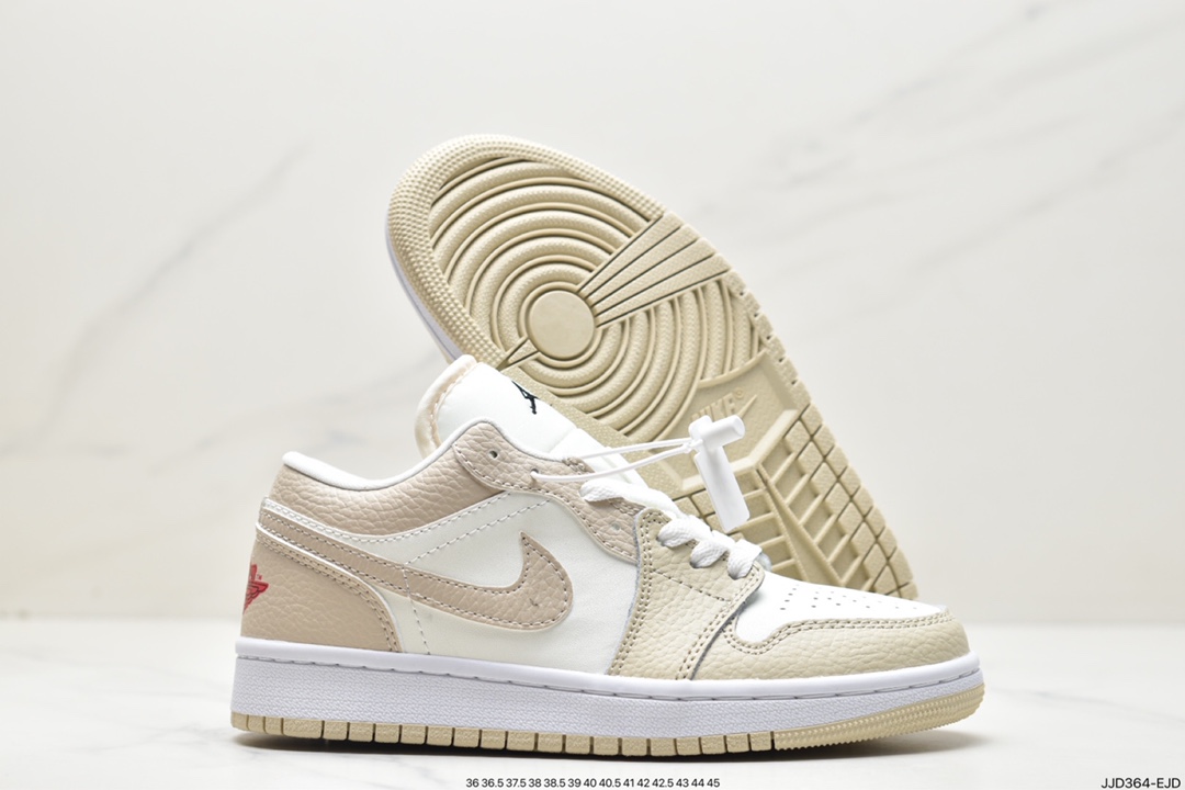 130 Air Jordan 1 Low 帆白黄 AJ1 乔1 乔丹系列低帮休闲运动板鞋 FB7168-121