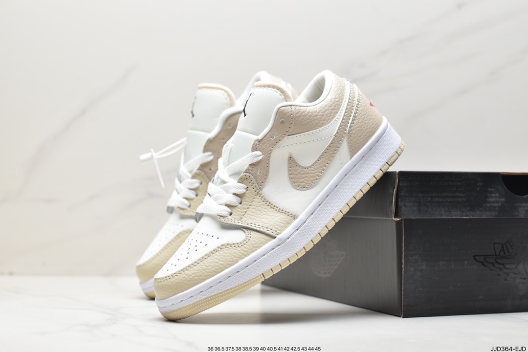 130 Air Jordan 1 Low 帆白黄 AJ1 乔1 乔丹系列低帮休闲运动板鞋 FB7168-121