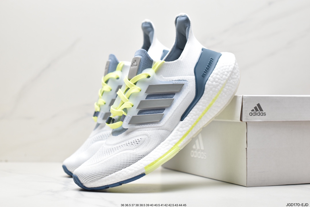 180 Adidas PUREBOOST 22 缓震运动休闲轻便透气跑步鞋 GX5912