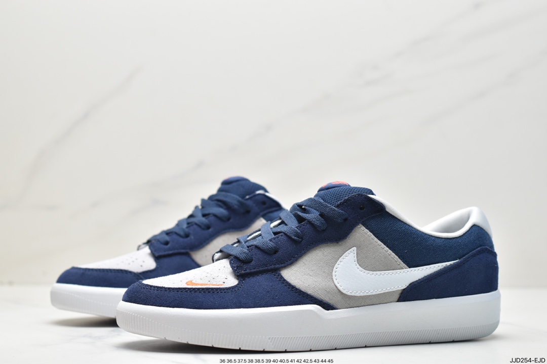 130 全新耐克Nike SB Force 58"Navy/Grey/White/Red"SB空军58系列低帮板鞋“海军蓝灰白红”CZ2959-403