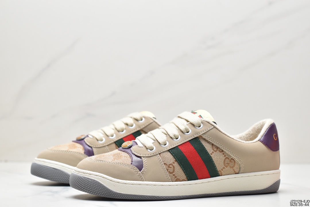 Gucci Distressed Screener sneaker small dirty shoes series