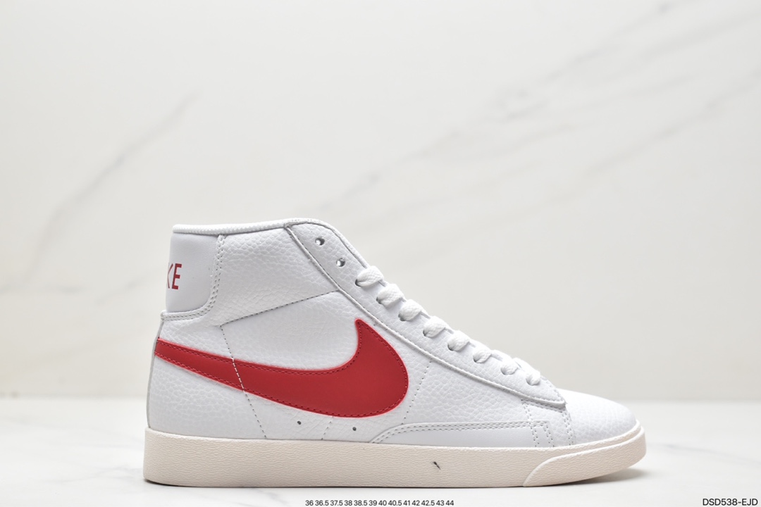 100 Nike Blazer Mid Retro 开拓者皮面高帮板鞋 AV9375-106