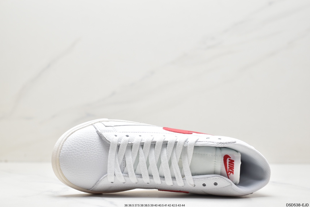 100 Nike Blazer Mid Retro 开拓者皮面高帮板鞋 AV9375-106