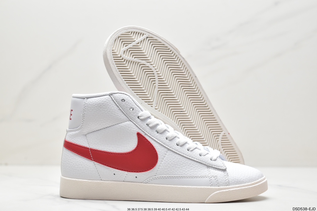 100 Nike Blazer Mid Retro 开拓者皮面高帮板鞋 AV9375-106
