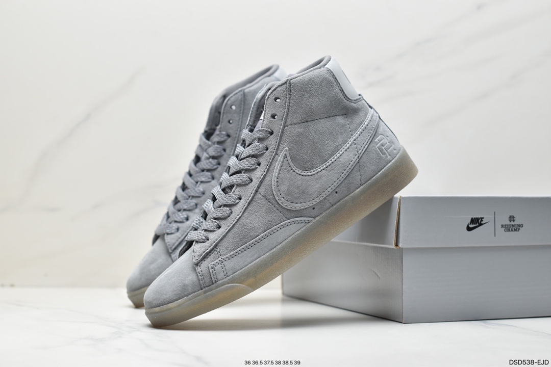 100 Nike Blazer Mid Retro 开拓者皮面高帮板鞋 AV9375-106