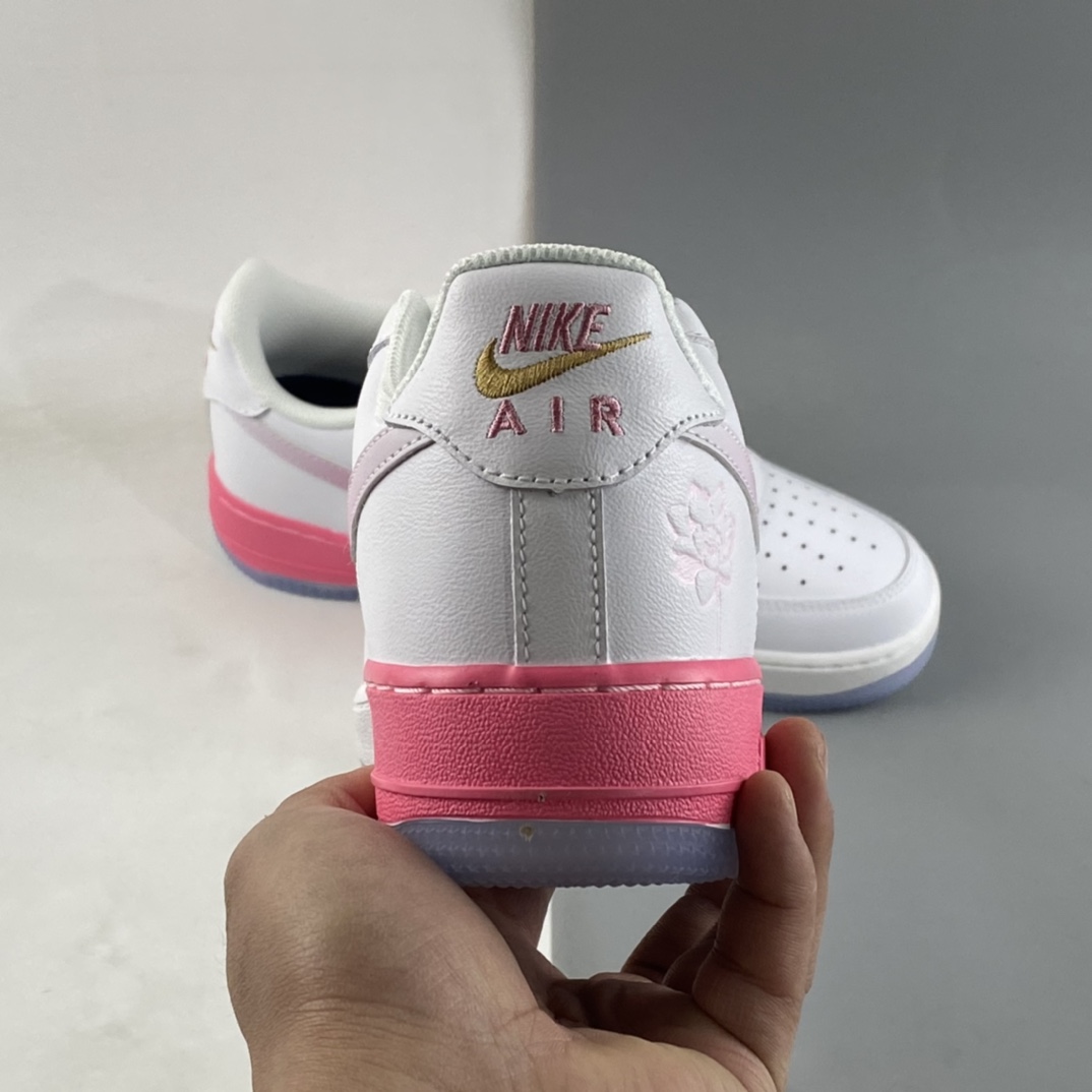 P200 Nike Air Force 1'07 Low 渐变白粉色休闲板鞋 FD0778-100