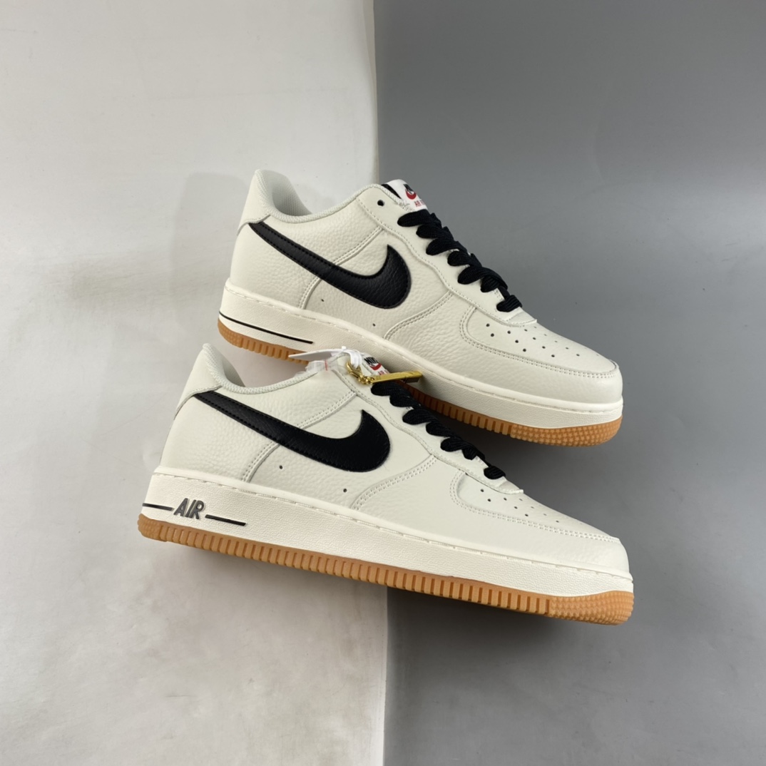 P240 Nike Air Force 1'07 Low 奶油黑 空军一号低帮休闲板鞋 ML2022-116