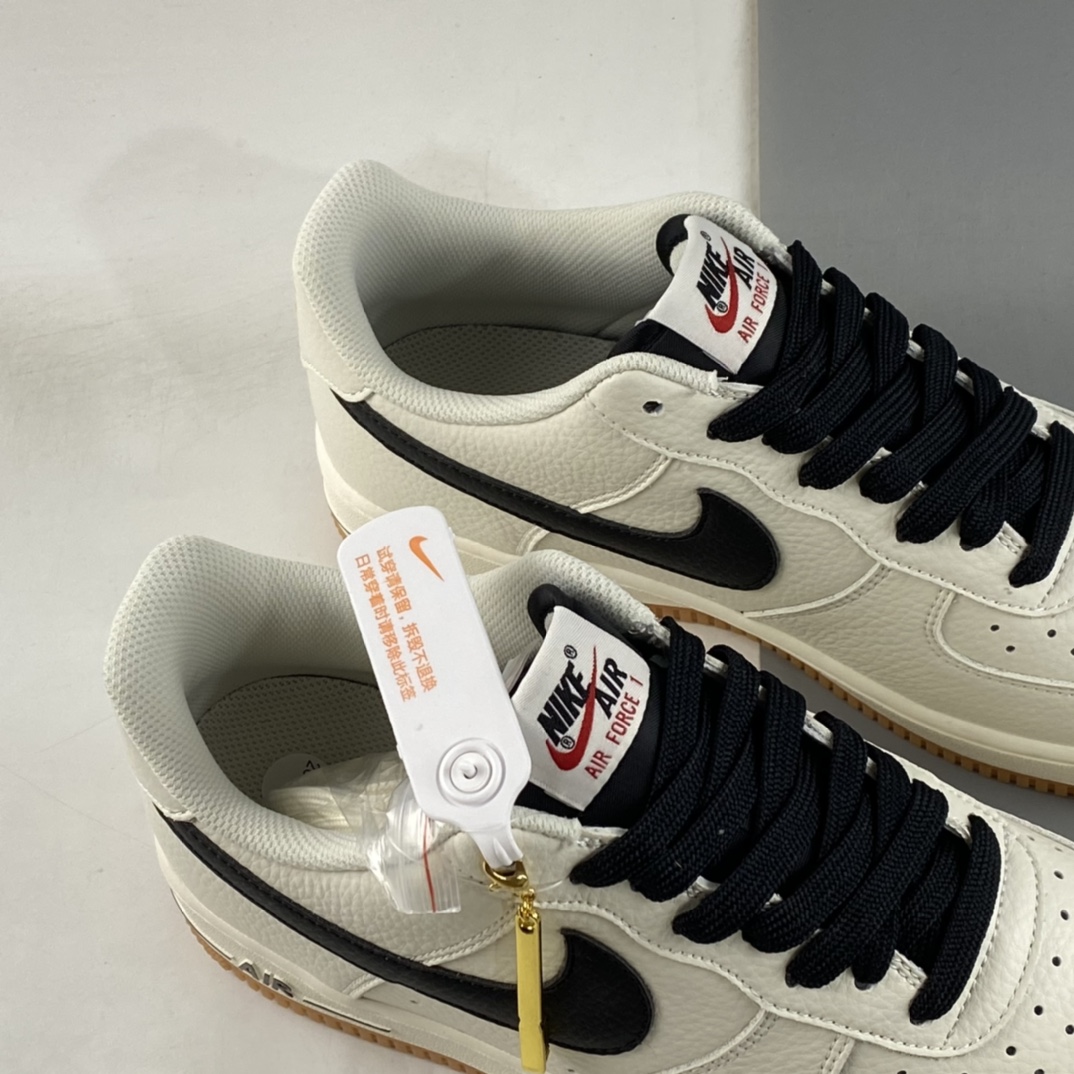 P240 Nike Air Force 1'07 Low 奶油黑 空军一号低帮休闲板鞋 ML2022-116