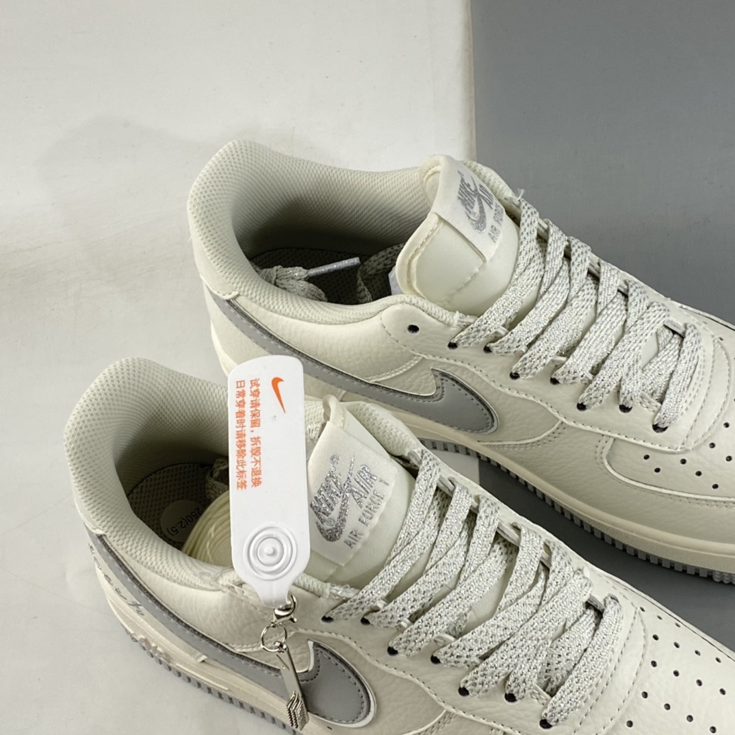 P260 Nike Air Force 1'07 Low ”Keep Fresh” 灰银小勾 空军一号板鞋 BM1996-033
