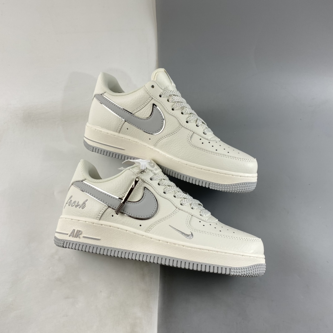 P260 Nike Air Force 1'07 Low ”Keep Fresh” 灰银小勾 空军一号板鞋 BM1996-033