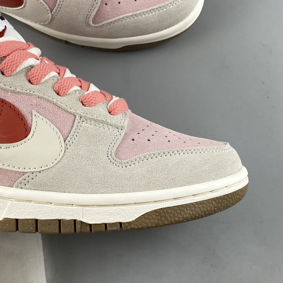 P260 Nike SB Dunk Low SE”85 Double Swoosh/Grey/Pink/Rabbit” 扣篮系滑板板鞋DO9457-110