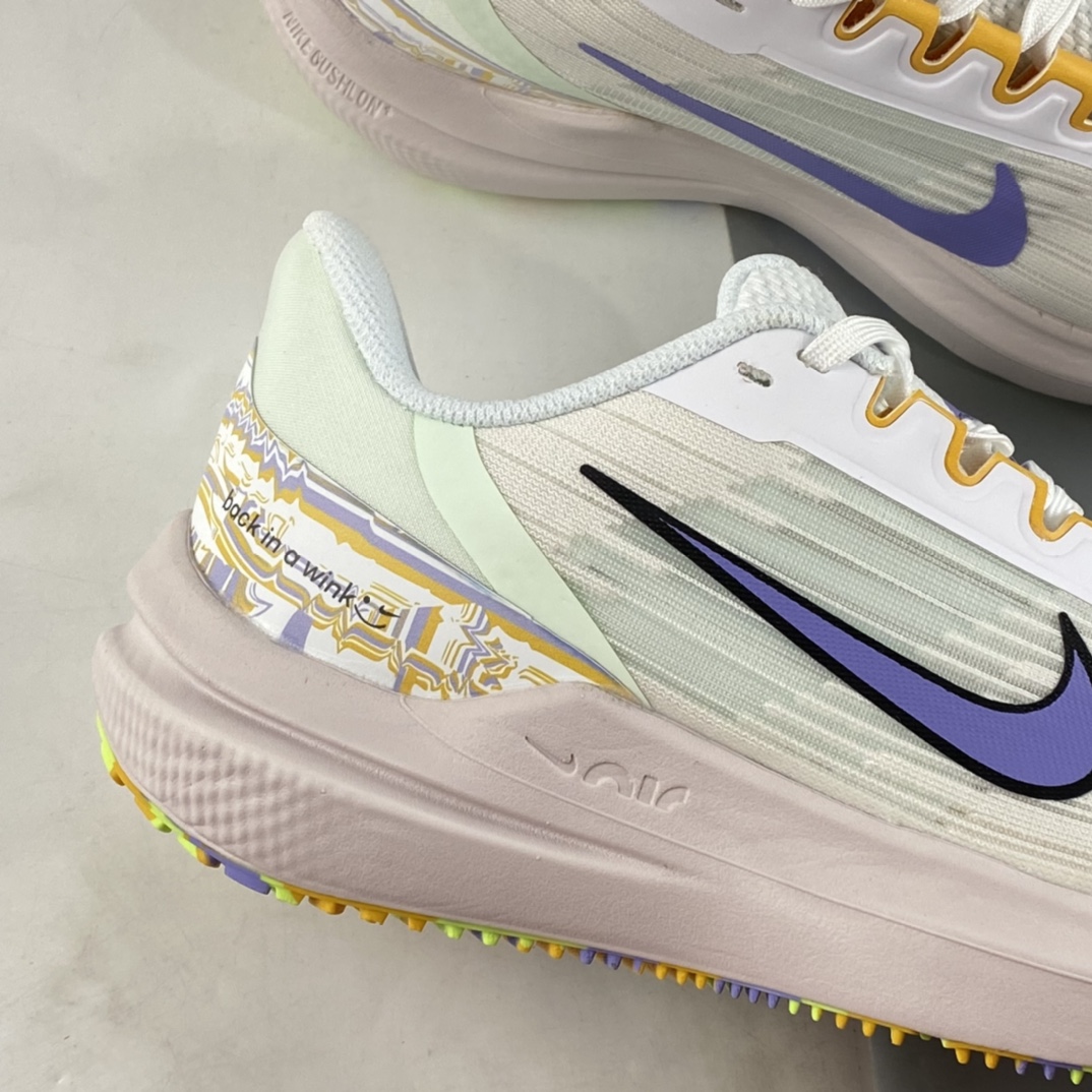 P160 Nike Air Zoom Winflo 9 V9登月网面透气跑步鞋 DR8802-100