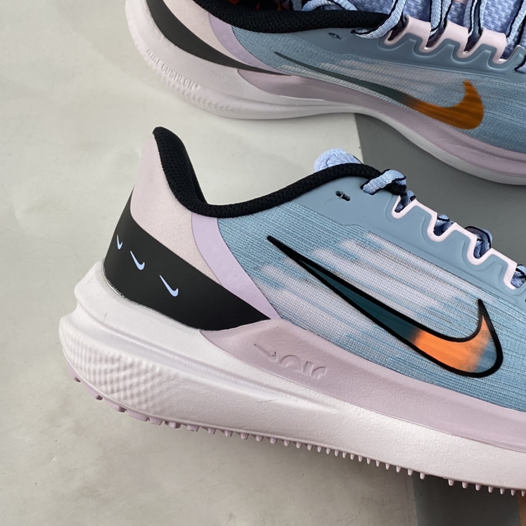P160 Nike Air Zoom Winflo 9 V9登月网面透气跑步鞋 DD8686-500
