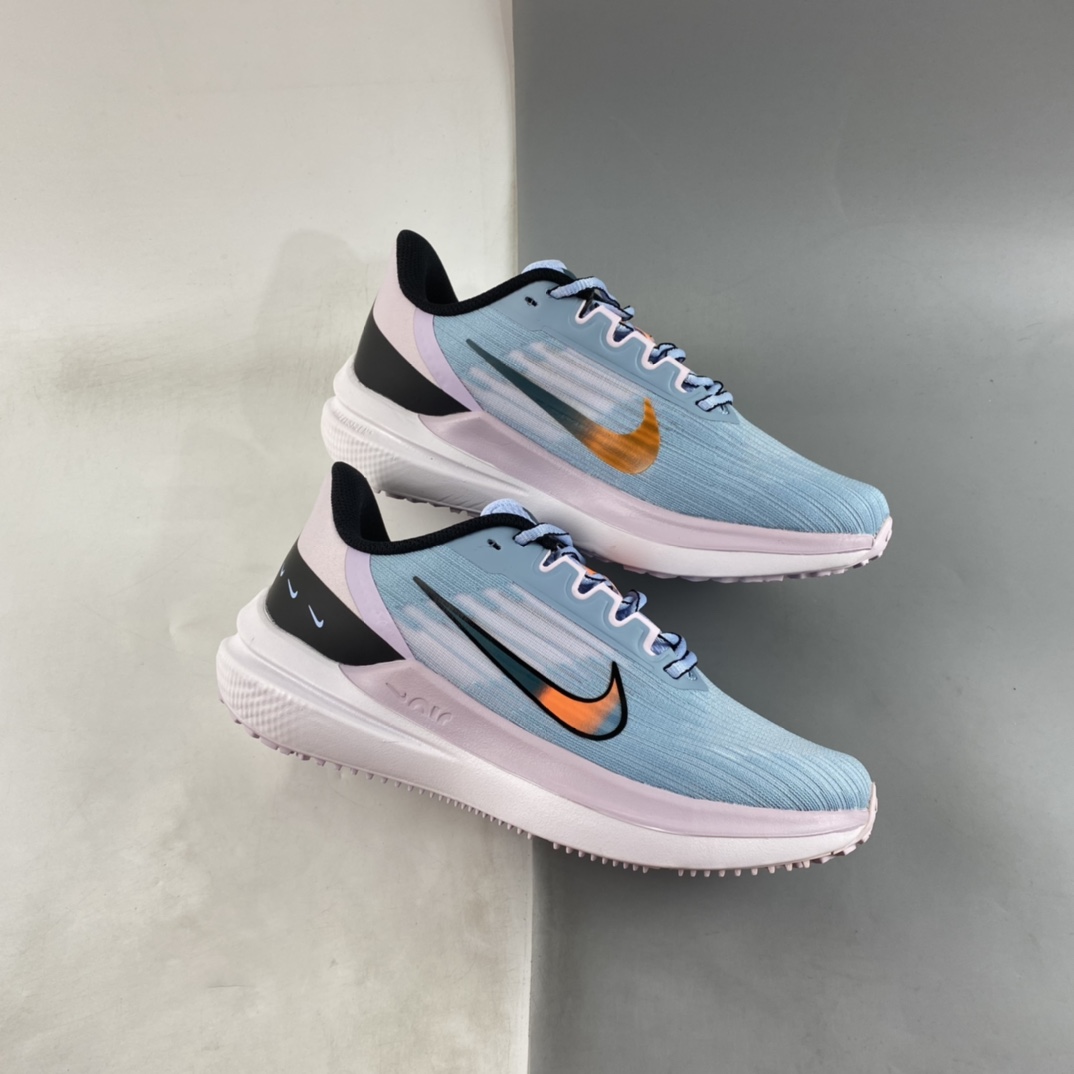 P160 Nike Air Zoom Winflo 9 V9登月网面透气跑步鞋 DD8686-500