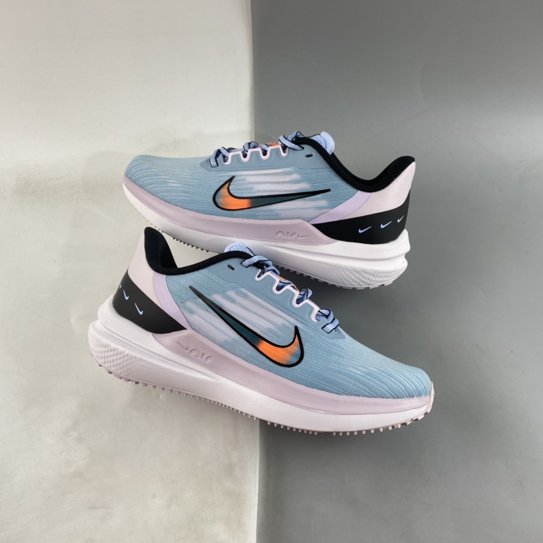 P160 Nike Air Zoom Winflo 9 V9登月网面透气跑步鞋 DD8686-500