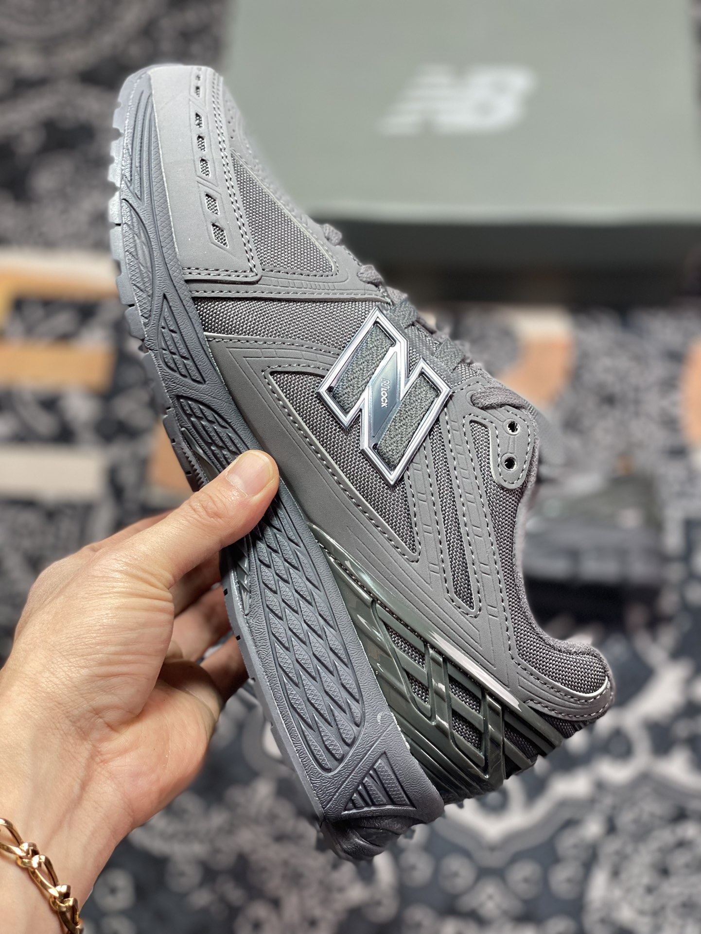 NBNew Balance M1906R series retro dad style casual sports jogging shoes ”mesh carbon gray” M1906RU