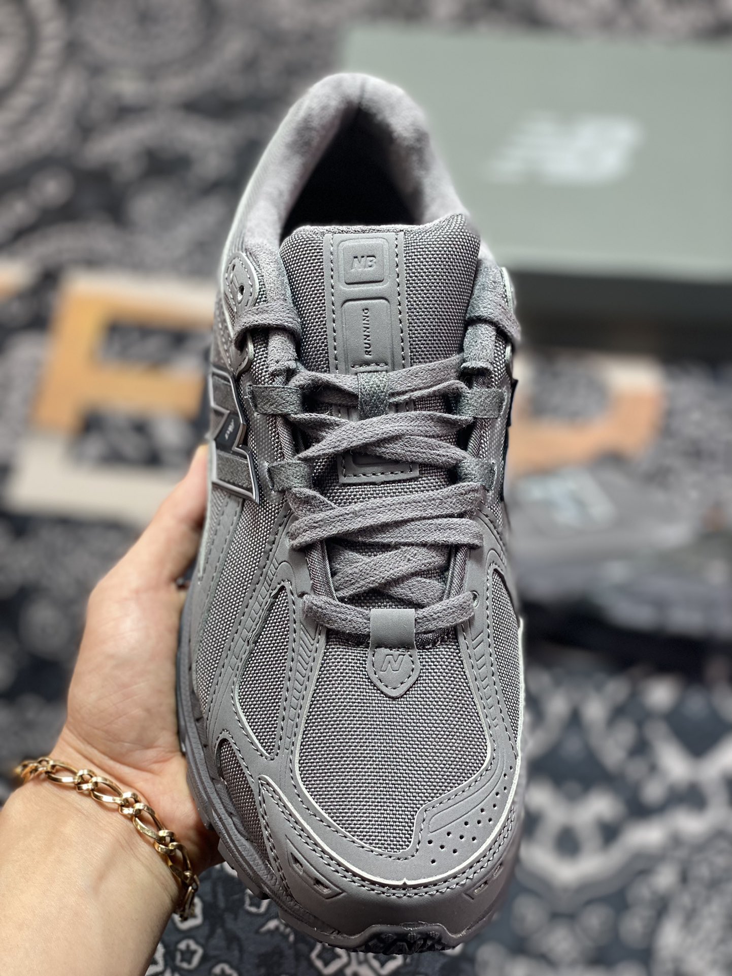 NBNew Balance M1906R series retro dad style casual sports jogging shoes ”mesh carbon gray” M1906RU