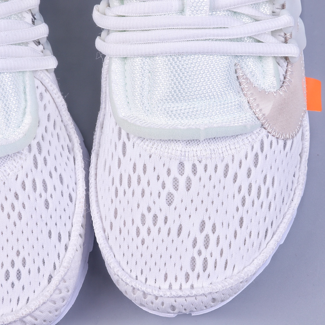 Off-White x Nike Air Presto 一代耐克王休闲运动百搭慢跑鞋 采用原厂档案的私模大底 内置真气垫脚感 全方位打造真材实料 采用原厂纸板开模 版型完美与ZP一致 采用原厂档案的私模大底 带荧光 原装TUP真皮贴合 原装级性价比至高 细节规整！ 原盒包装 配原装防盗扣！ 官方货号：AA3830 100 尺码：40 40.5 41 42 42.5 43 44 44.5 45