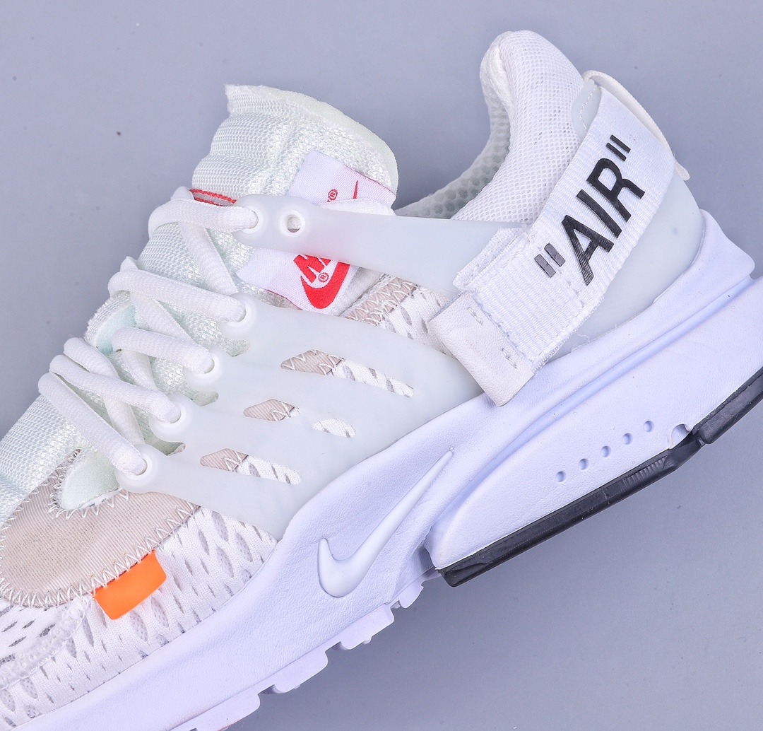 Off-White x Nike Air Presto 一代耐克王休闲运动百搭慢跑鞋 采用原厂档案的私模大底 内置真气垫脚感 全方位打造真材实料 采用原厂纸板开模 版型完美与ZP一致 采用原厂档案的私模大底 带荧光 原装TUP真皮贴合 原装级性价比至高 细节规整！ 原盒包装 配原装防盗扣！ 官方货号：AA3830 100 尺码：40 40.5 41 42 42.5 43 44 44.5 45