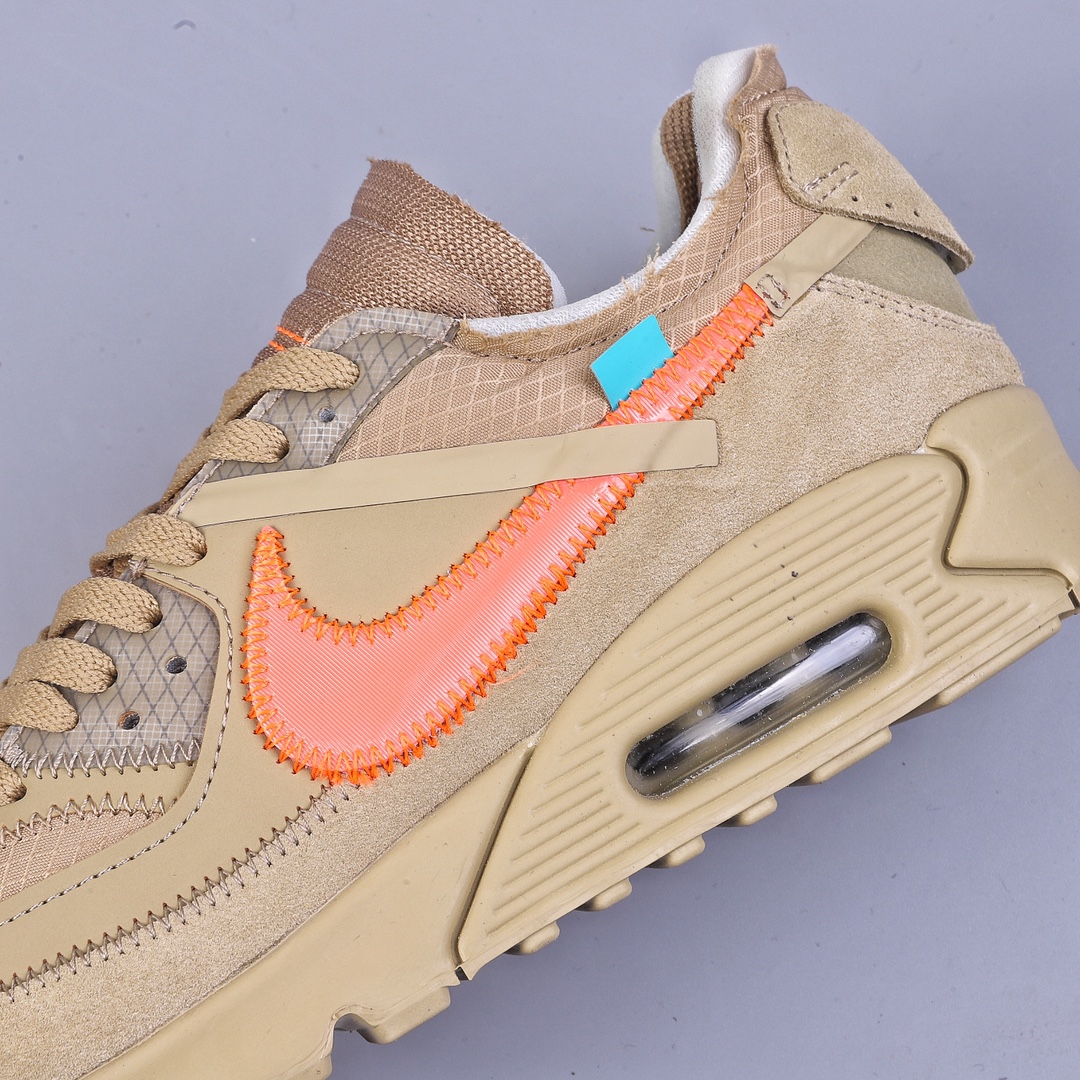 Off -White x Nike Air Max 90 OW Desert Yellow AA7293-200