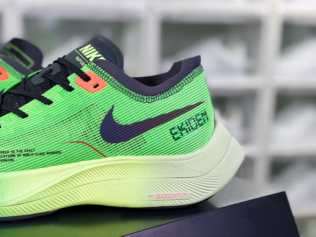 240 ZoomX Vaporfly NEXT% 2”Coconut Milk Ghost Green”破2系列马拉松慢跑鞋“网纱荧光绿黑”DZ4779-304