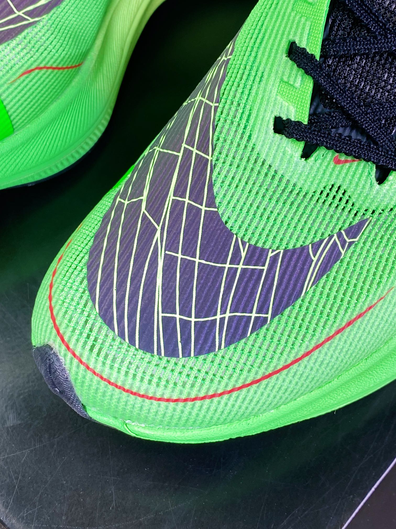240 ZoomX Vaporfly NEXT% 2”Coconut Milk Ghost Green”破2系列马拉松慢跑鞋“网纱荧光绿黑”DZ4779-304