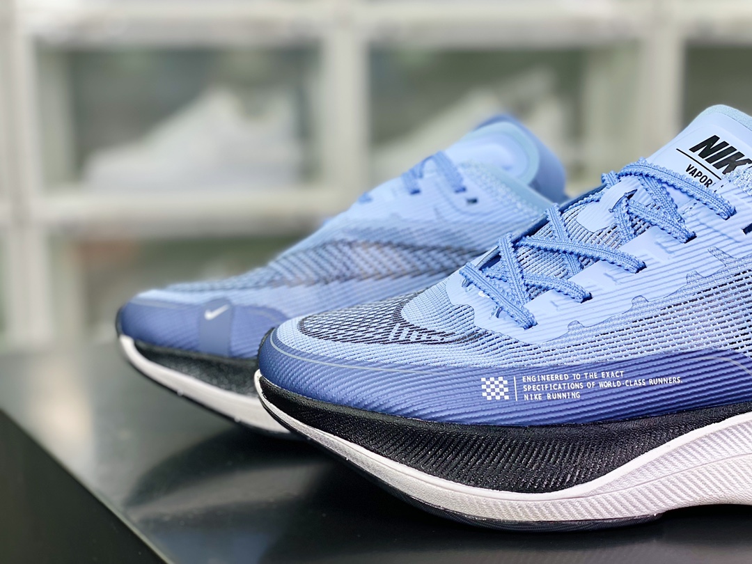 240 ZoomX Vaporfly NEXT% 2”Coconut Milk Ghost Green”破2系列马拉松泡棉慢跑鞋“网纱蓝紫黑”CU4111-401
