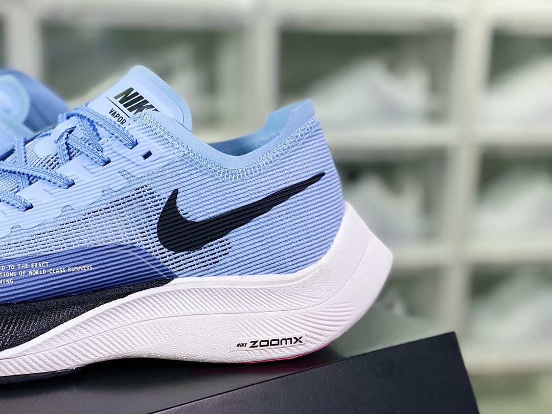 240 ZoomX Vaporfly NEXT% 2”Coconut Milk Ghost Green”破2系列马拉松泡棉慢跑鞋“网纱蓝紫黑”CU4111-401