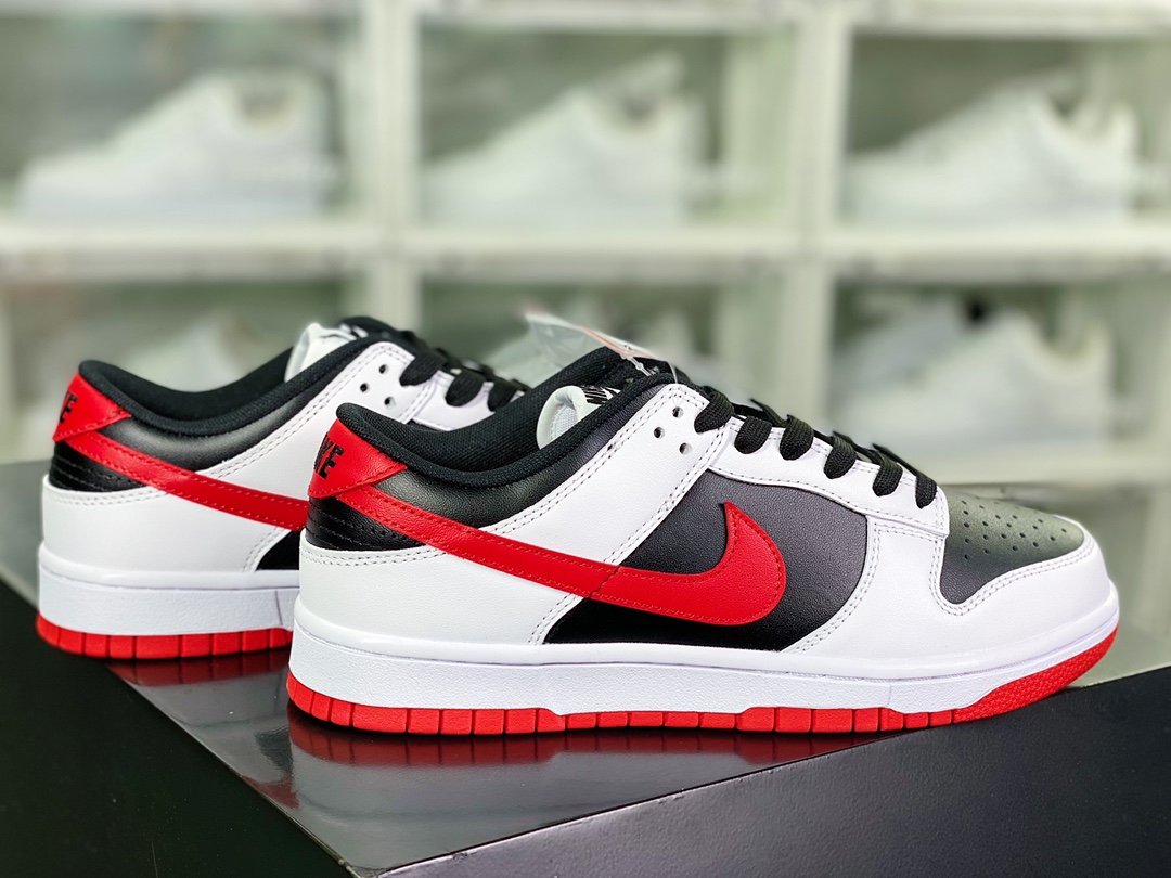 280 SB Dunk Retro Low”White/Black/Red”扣篮系列低帮板鞋“皮革白黑红”FD9762-061