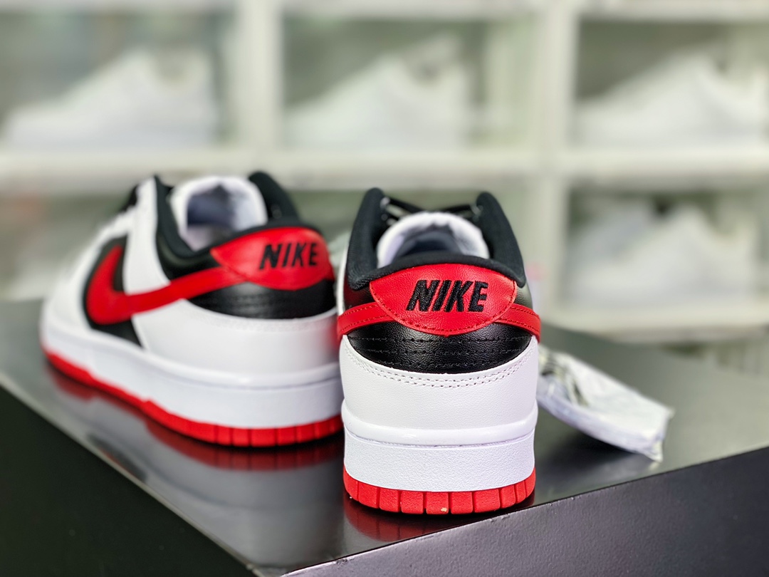 280 SB Dunk Retro Low”White/Black/Red”扣篮系列低帮板鞋“皮革白黑红”FD9762-061