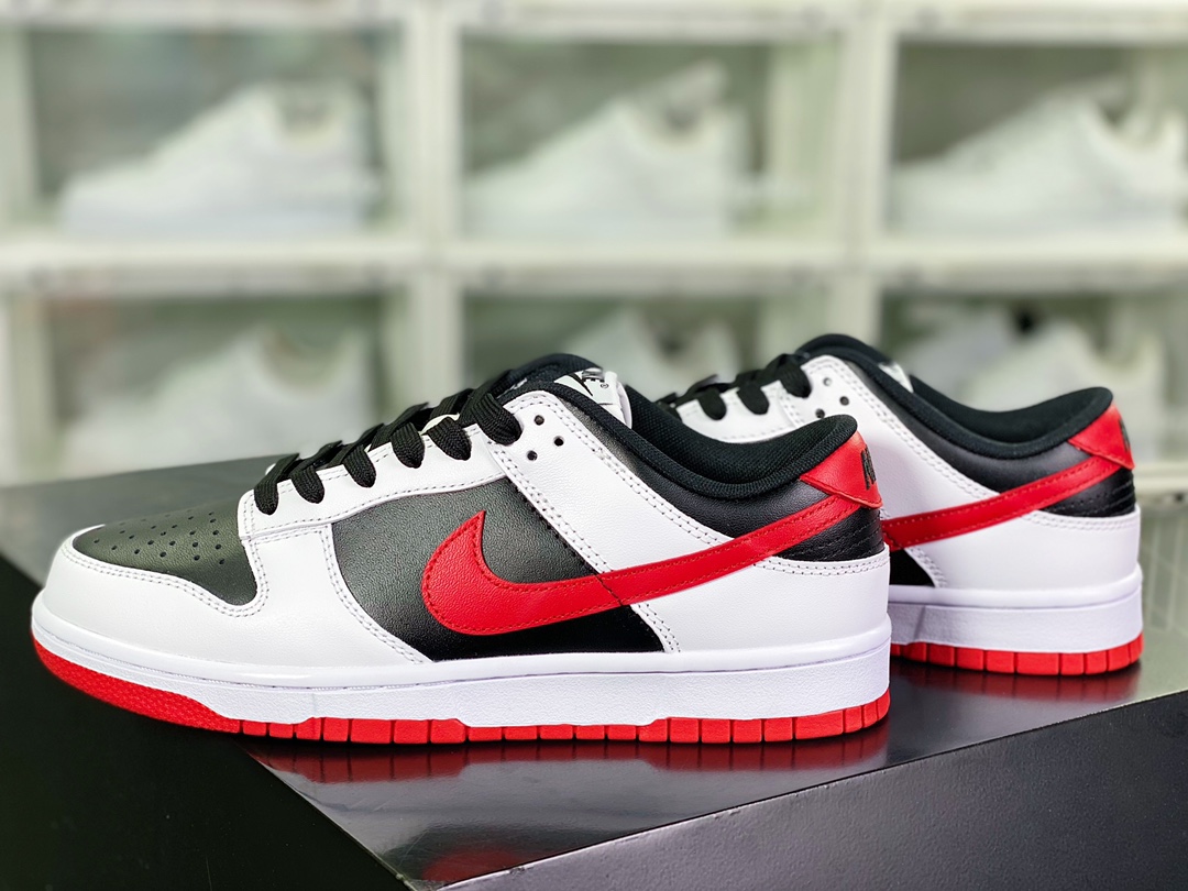 280 SB Dunk Retro Low”White/Black/Red”扣篮系列低帮板鞋“皮革白黑红”FD9762-061