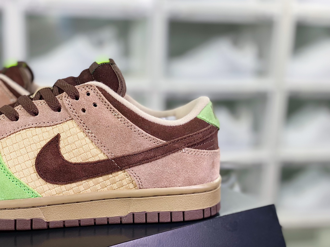 280 Kickshawaii x 【Nike】 SB Dunk Low”Aloha”扣篮系板鞋“夏威夷绿棕卡其”310661-221