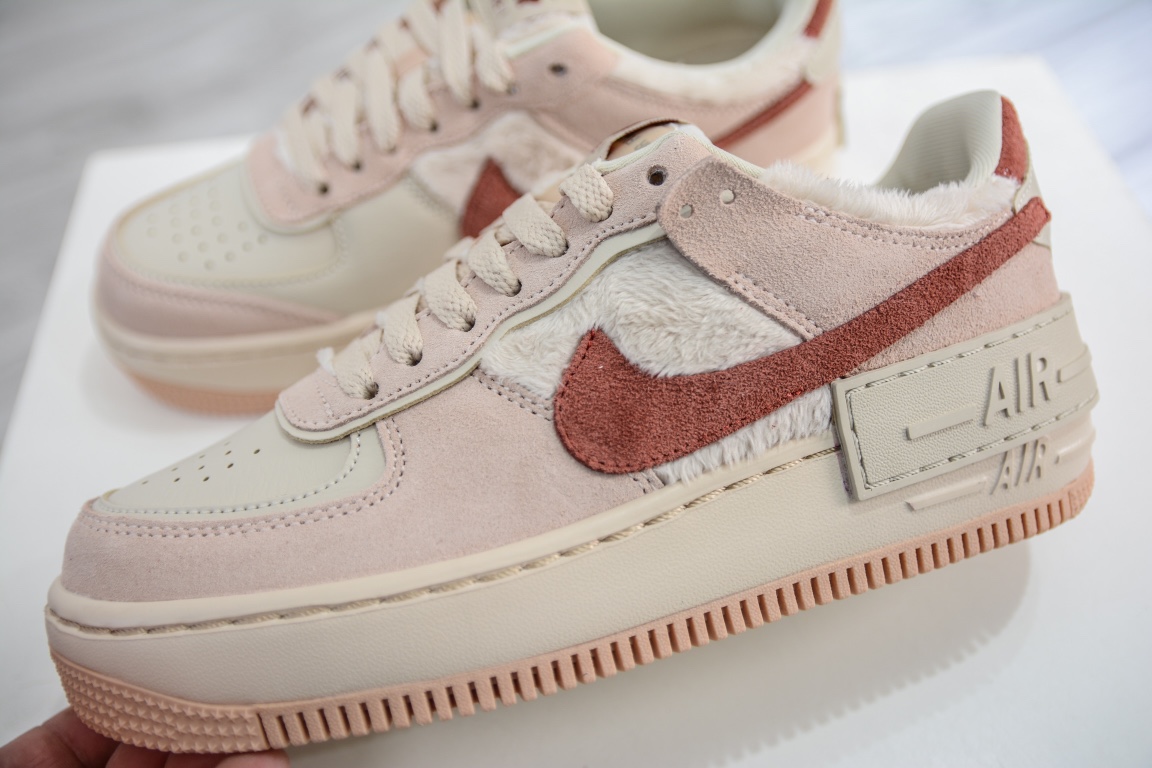 Air Force 1 Shadow 赤红 轻量增高低帮百搭板鞋马卡龙 DZ4705-200