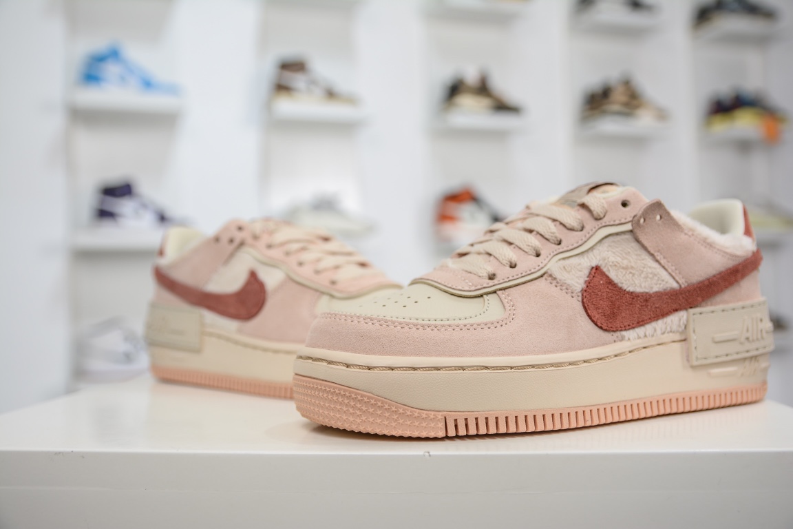 Air Force 1 Shadow 赤红 轻量增高低帮百搭板鞋马卡龙 DZ4705-200