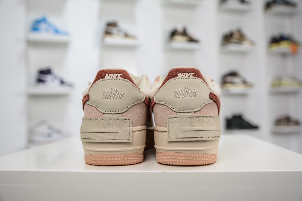 Air Force 1 Shadow 赤红 轻量增高低帮百搭板鞋马卡龙 DZ4705-200