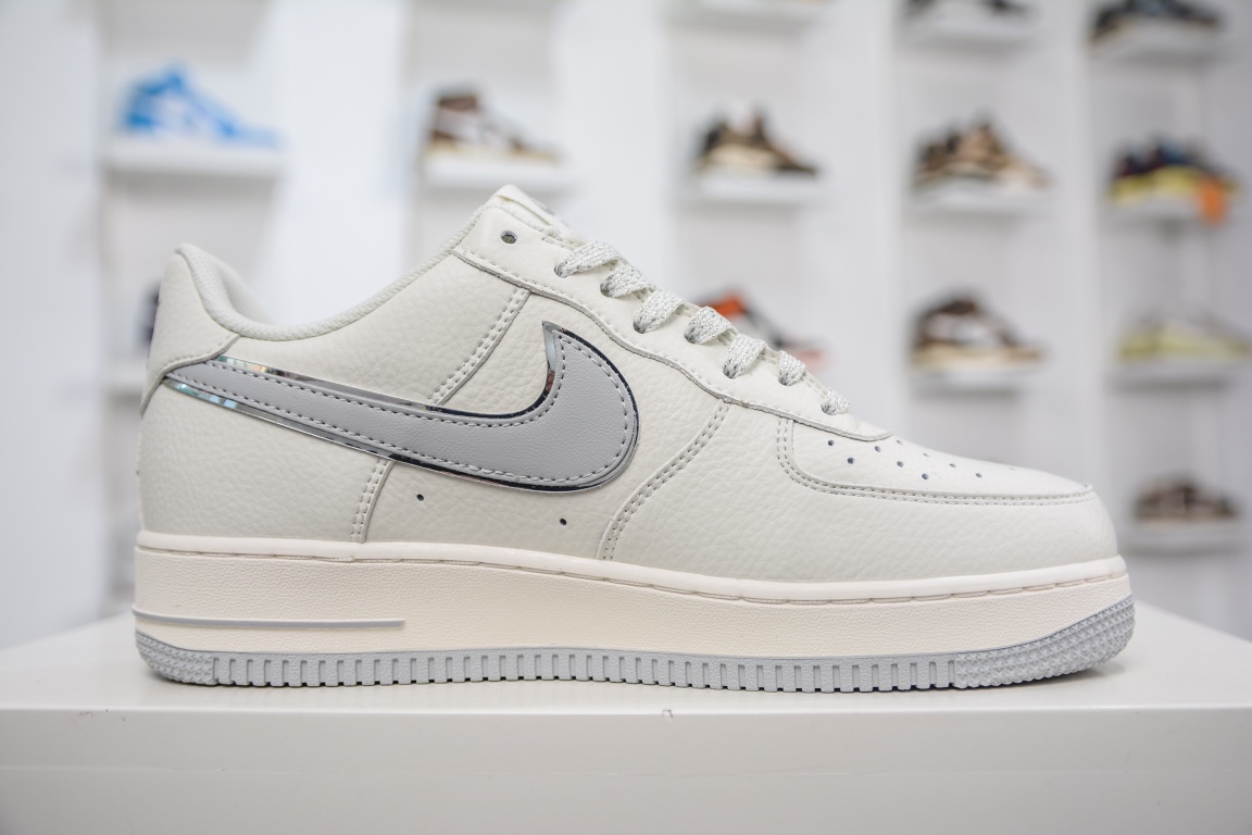 Air Force 1 '07 Low 灰银小勾 BM1996-033