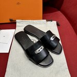 Hermes Kelly Shoes Slippers Shop Designer
 Genuine Leather Spring/Summer Collection