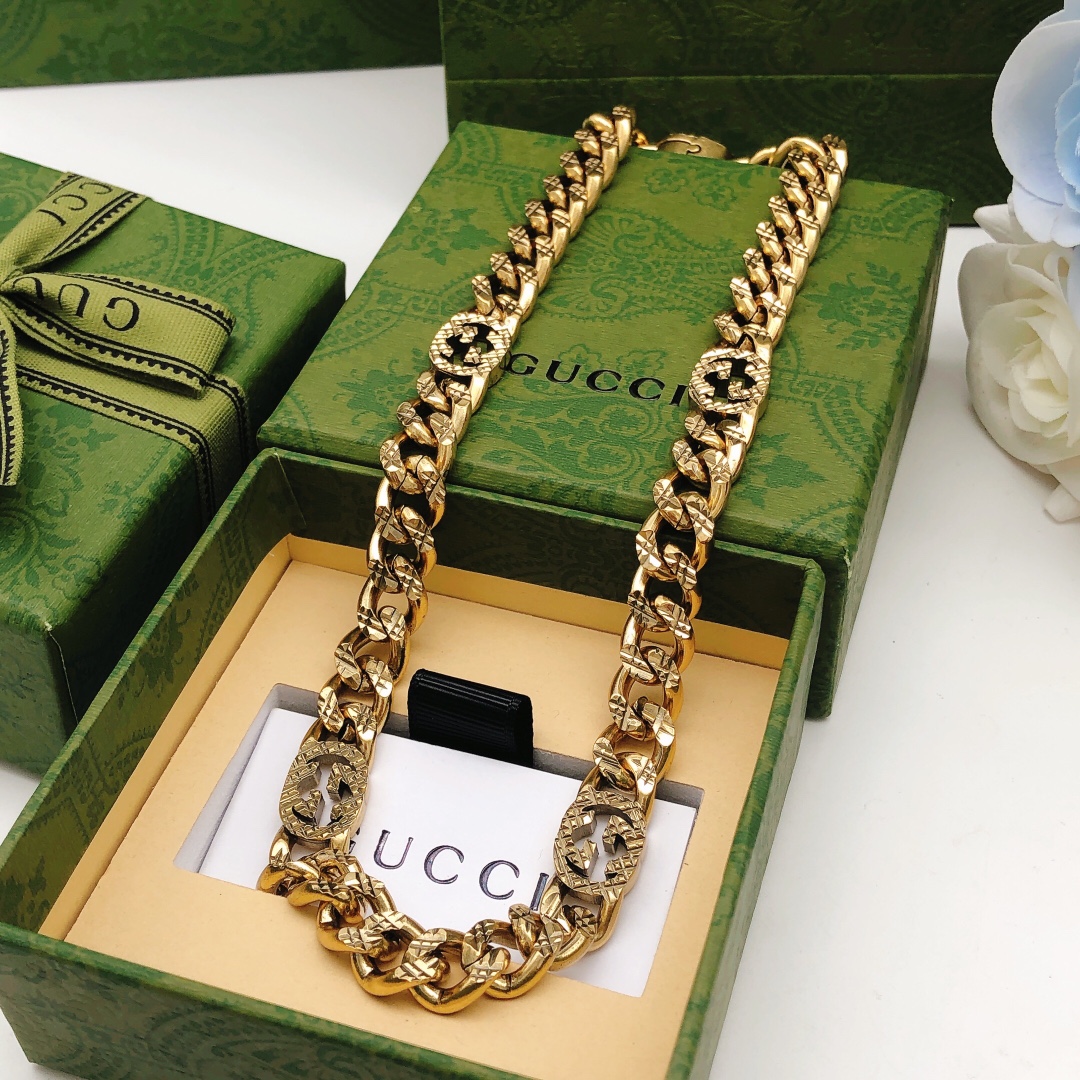 古驰 Gucci 高定典藏高定典雅奢华珠宝首饰项链手链戒指 #0BFDE6B2 5