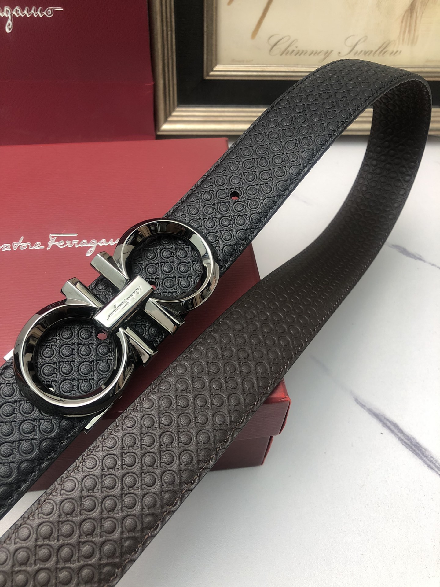 Ferragamo Luxury Designer Handbag Shoulder Crossbody Bag crafted in 5