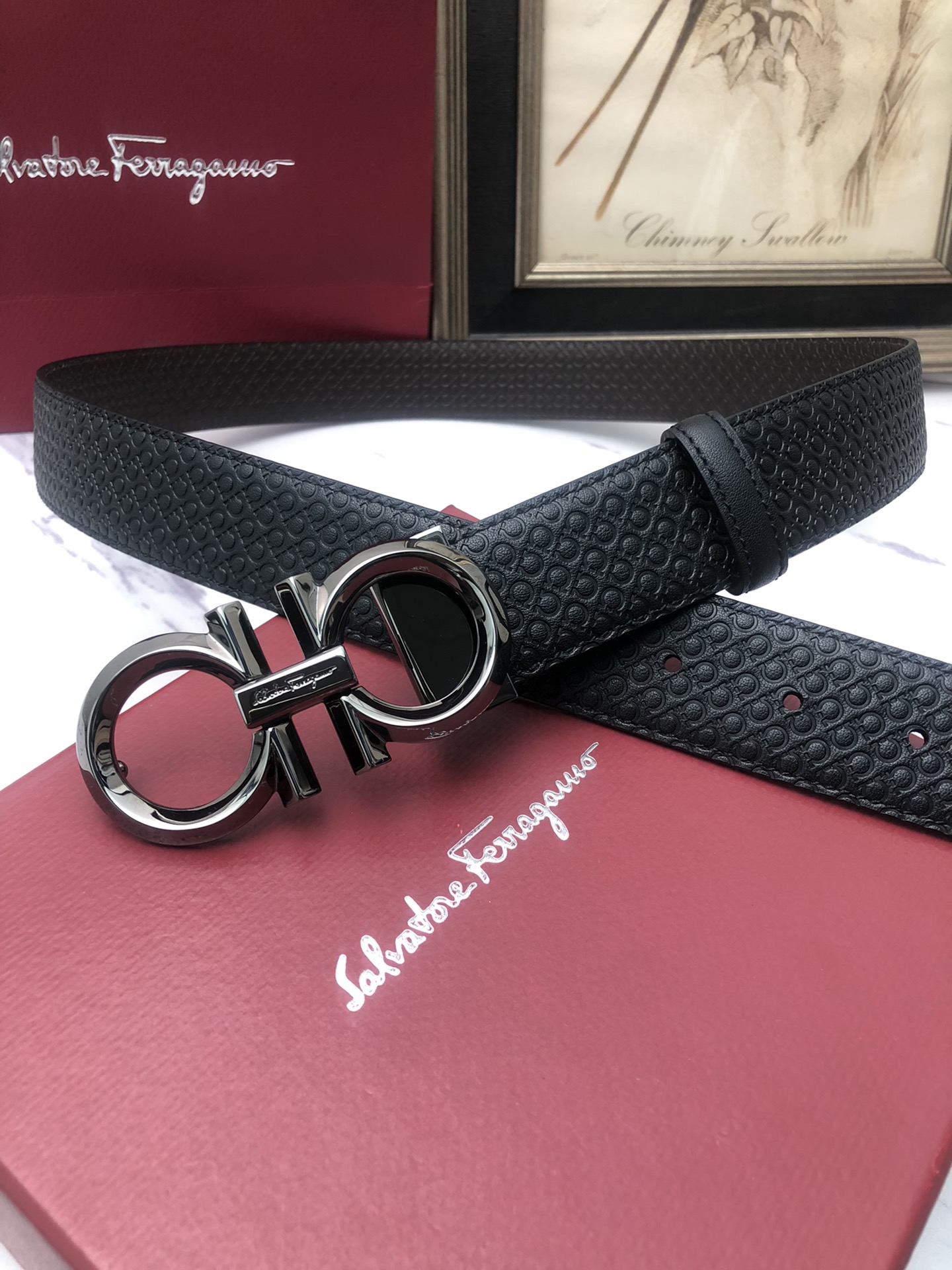 Ferragamo Luxury Designer Handbag Shoulder Crossbody Bag crafted in 4